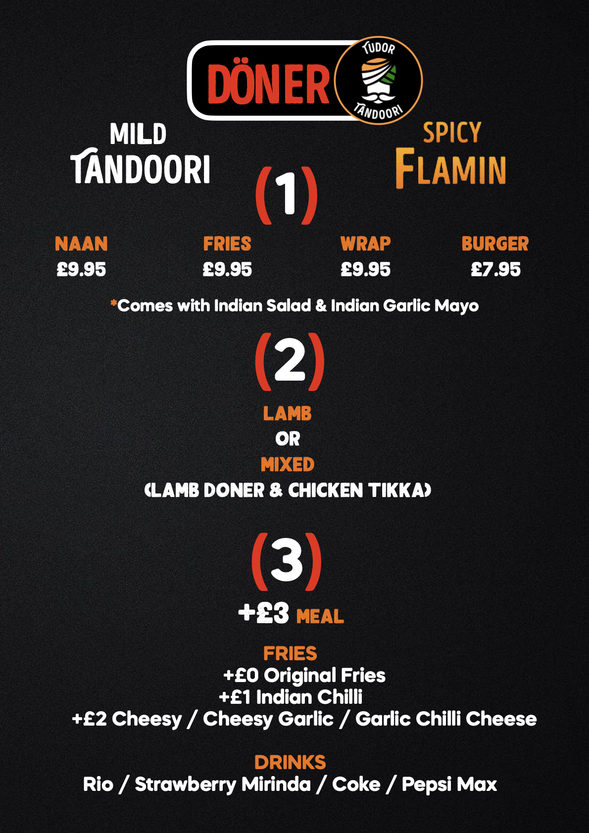 Tandoori & Flamin' Doner Poster August 2025.1