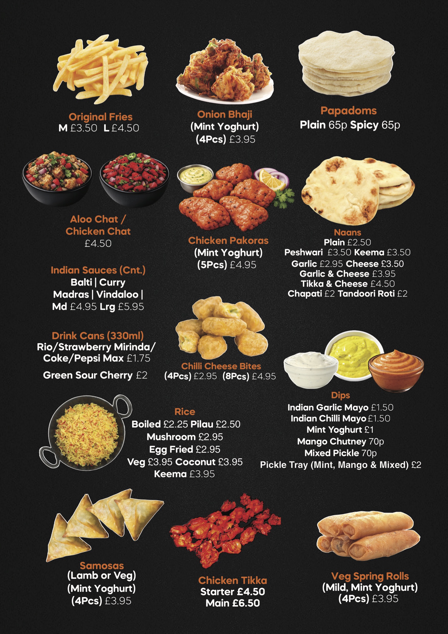 TUDOR TANDOORI SPLIT